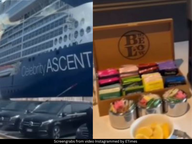 Anant Ambani and Radhika Merchant cruise 