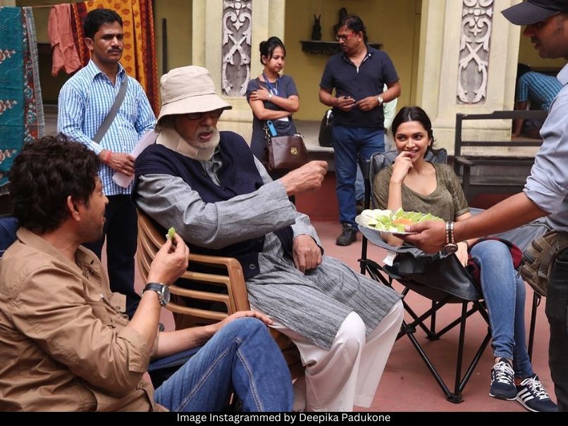 Deepika Padukone, Big B and Irrfan Khan 