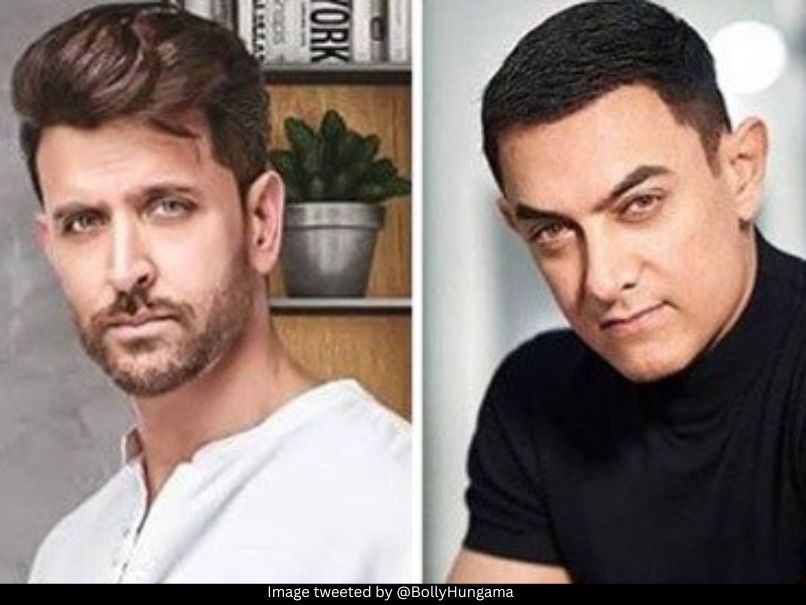 Hrithik Roshan and Aamir Khan 