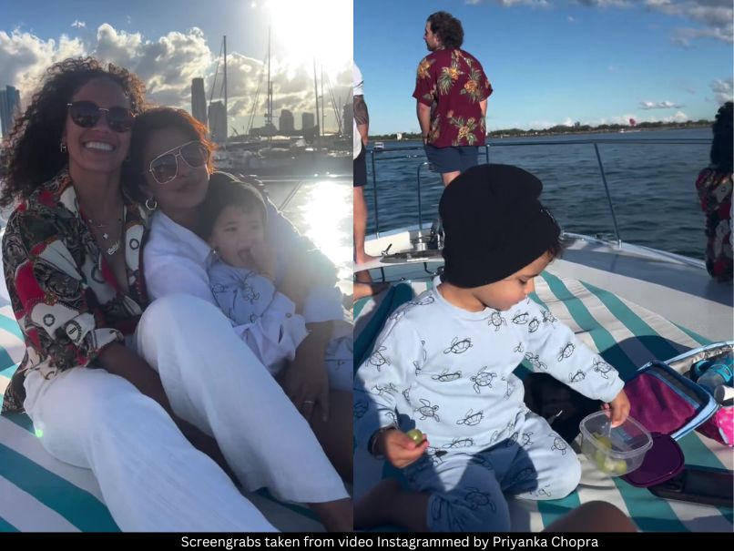 Priyanka Chopra Jonas with daughter 