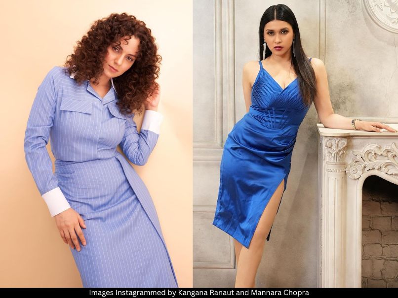 Kangana Ranaut and Mannara Chopra 