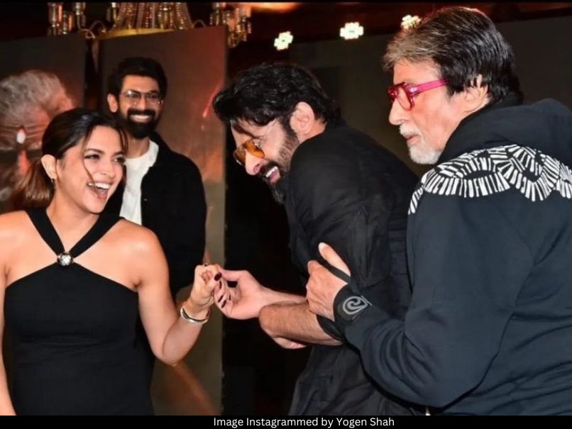 Prabhas, Deepika Padukone and Amitabh Bachchan 