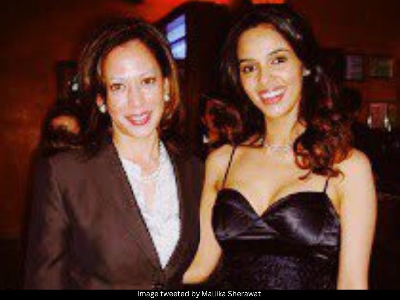 Mallika Sherawat and Kamala Harris 