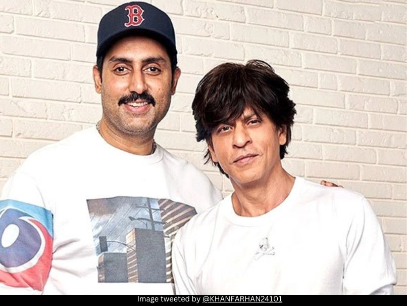 Abhishek Bachchan and SRK