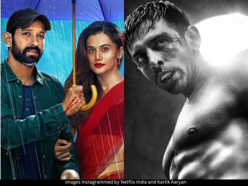 Vikrant Massey, Taapsee Pannu and Kartik Aaryan 