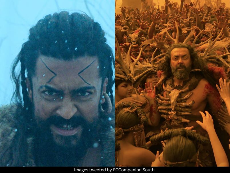 Suriya and Bobby Deol 