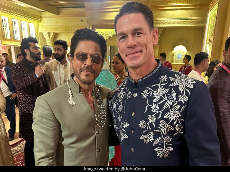 John Cena and SRK 