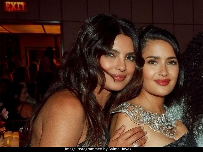 Priyanka and Salma Hayek 