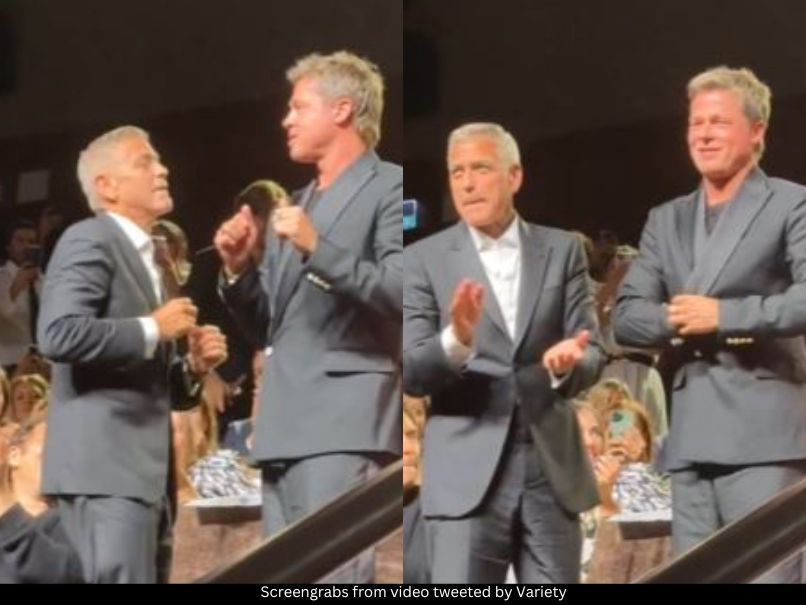 Brad Pitt and George Clooney 