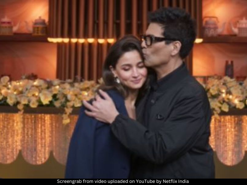 Alia Bhatt and Karan Johar 