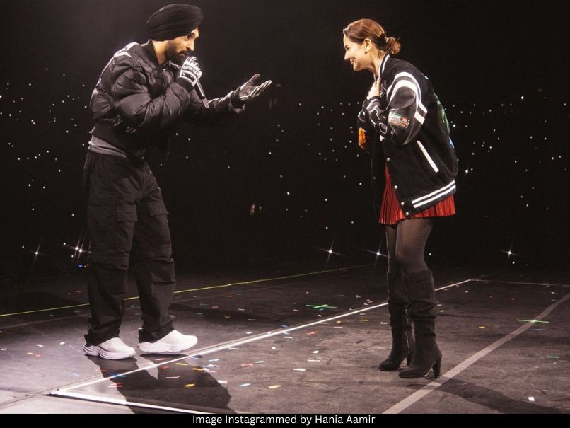 Diljit Dosanjh and Hania Aamir 