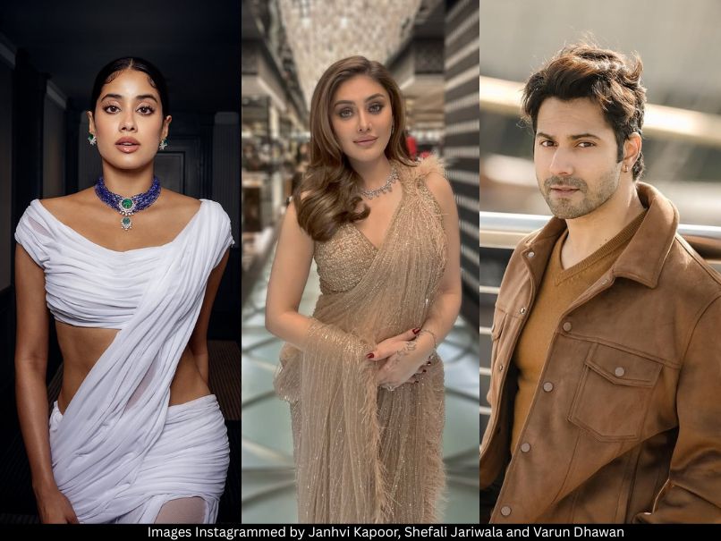 Janhvi Kapoor Shefali Jariwala Varun Dhawan
