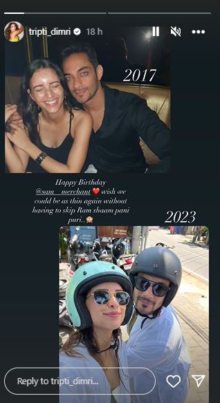 Triptii Dimri, Sam Merchant 