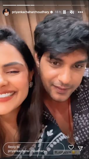 Priyanka Chahar Choudhary and Ankit Gupta 