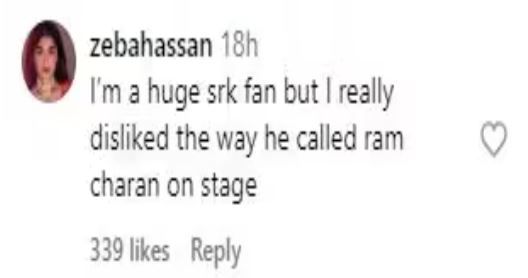 Makeup artist comment 