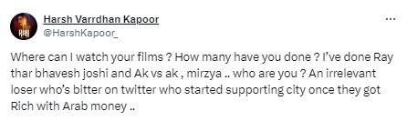 Harsh Varrdhan Kapoor 