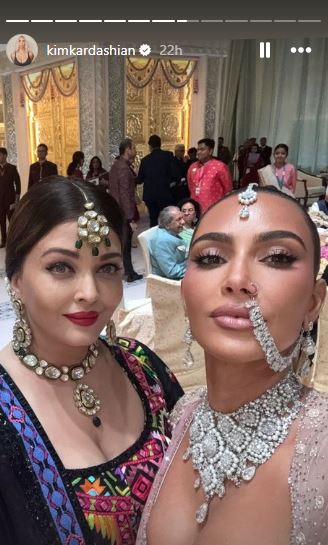 Aish with Kim K 