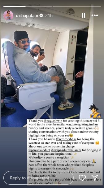 Prabhas, Disha Patani and Nag Ashwin 