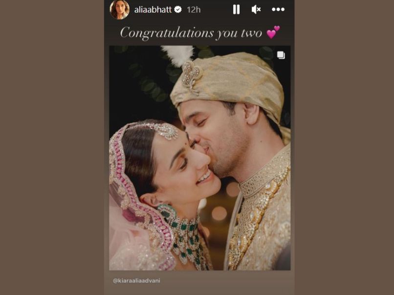 Alia Bhatt wishes Sid Kiara