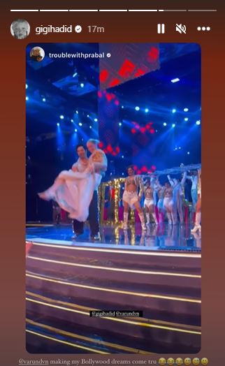 Gigi Hadid Instagram story 