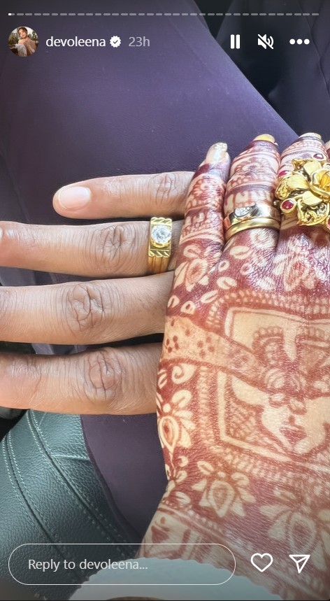 Devoleena Bhattacharjee's Instagram Story