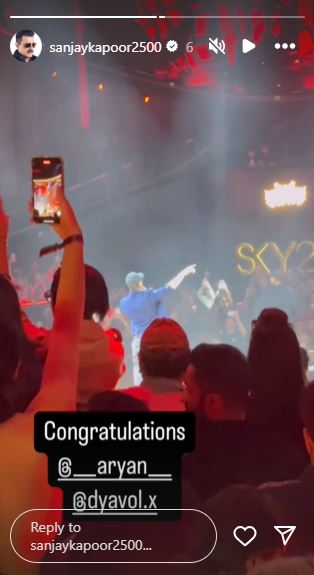 Sanjay Kapoor Instagram Story