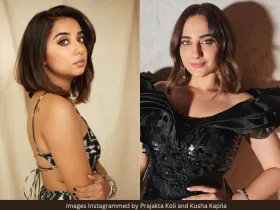 Prajakta Koli and Kusha Kapila