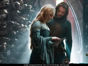 A scene from 'The Rings of Power'