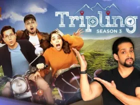 Amol Parashar, Sumeet Vyas and Maanvi Gagroo with Salil Acharya