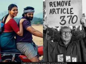 Rishabh Shetty and Anupam Kher