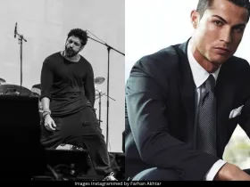 Farhan Akhtar and Ronaldo 