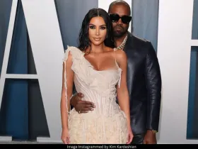 Kanye West and Kim Kardashian