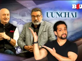 Anupam Kher and Boman Irani with Salil Acharya