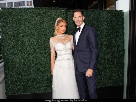 Paris Hilton and Carter Reum