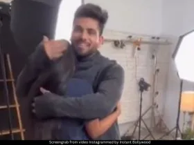 Shiv Thakare hugs fan! 