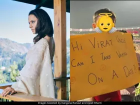 Kangana Ranaut and Vamika poster