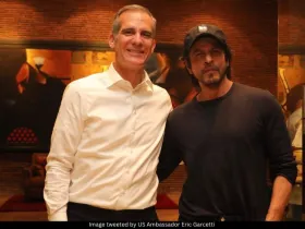 SRK meets US ambassador 