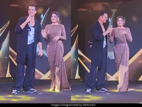 Raveena Tandon and Akshay Kumar 