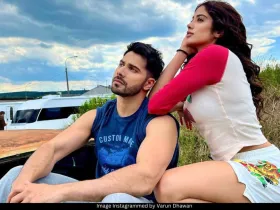 Varun Dhawan and Janhvi Kapoor 
