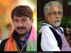 Manoj Tiwary and Naseeruddin Shah 