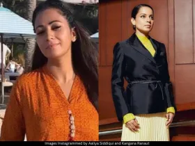Aaliya Siddiqui and Kangana Ranaut 