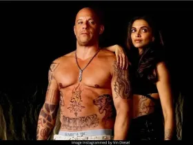 Vin Diesel and Deepika Padukone 