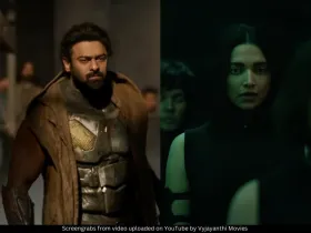 Prabhas and Deepika Padukone 