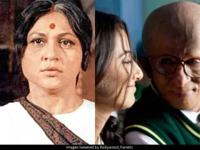 Nirupa Roy and Vidya Balan 