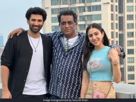 Aditya Roy Kapur and Sara Ali Khan 