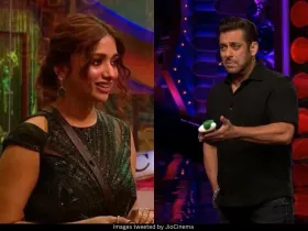 Jiya Shankar and Salman Khan 