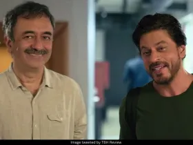 Raju Hirani with SRK 
