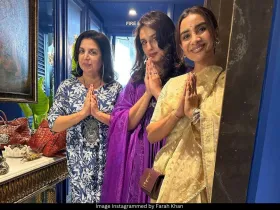 Farah Khan, Patralekha, and Huma Qureshi 