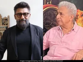 Vivek Agnihotri and Naseeruddin Shah 