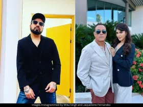 Mika Singh and Jacqueline Fernandez 
